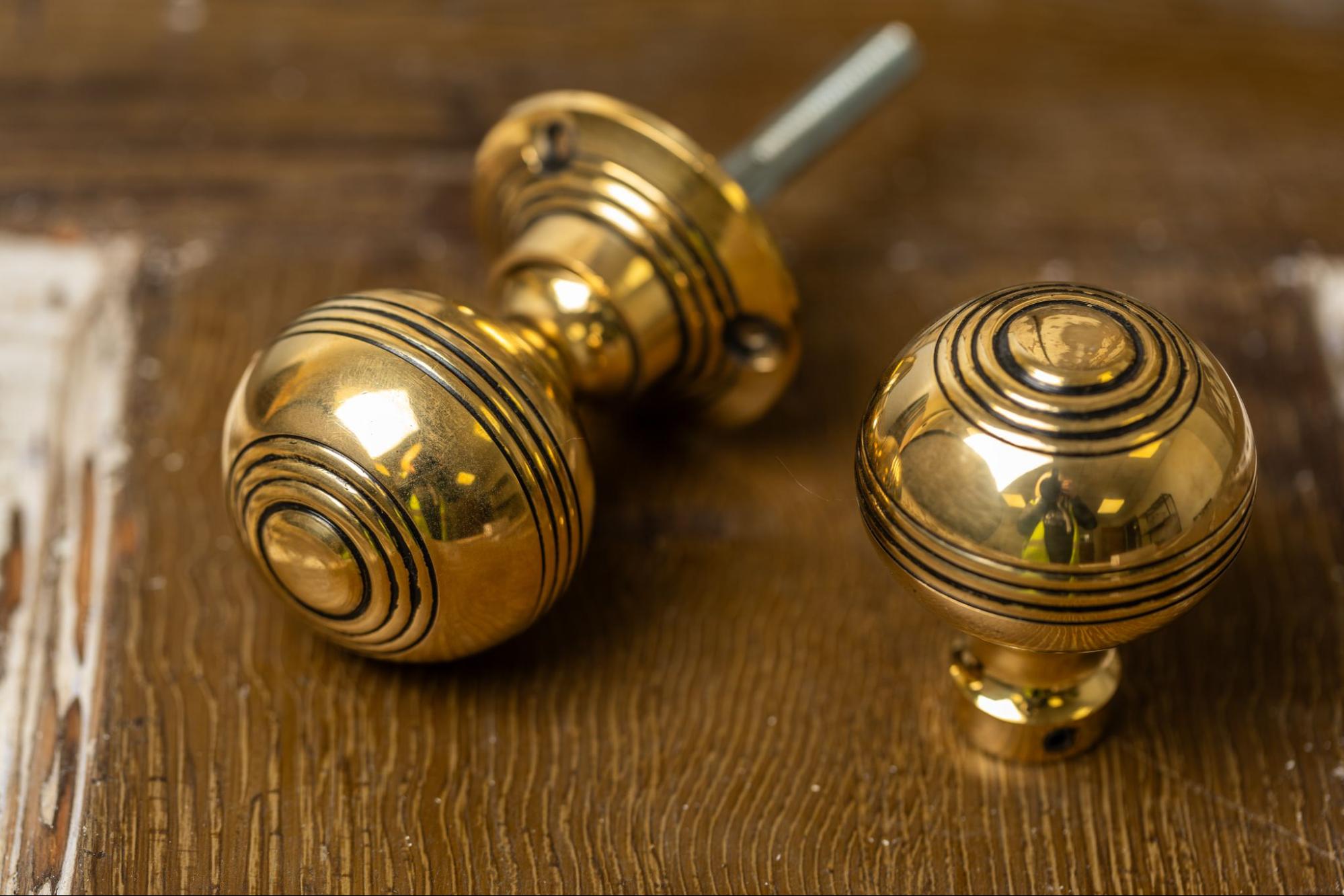 antique doorknob materials