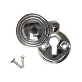 Keyhole+Cover+Escutcheon+%2D+Nickel+Reeded+Round+%28single%29 (VDK-28)